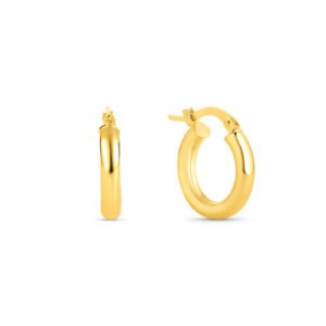 Argola Oca em Ouro Amarelo 18k