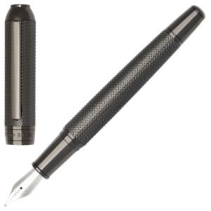 Caneta Hugo Boss Metal Cinza Escuro Hsi4652d