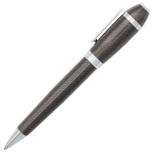 Caneta Hugo Boss Metal Cinza Escuro/prata Hsw4454d