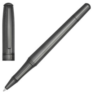 Caneta Hugo Boss Metal Cinza Escuro Hsy4875d