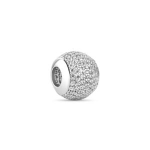 Separador Life Pave em Prata 925 com Pedras Incolores