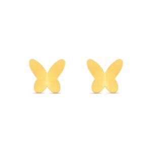 Brinco Gold Forms Borboleta em Ouro Amarelo 18k