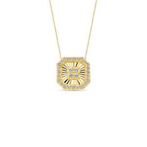 Pingente Lumina II em Ouro Amarelo 18k com Diamantes 0,16 ct