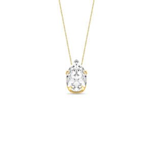 Pingente Gold Stone em Ouro Amarelo 18k com Cristal