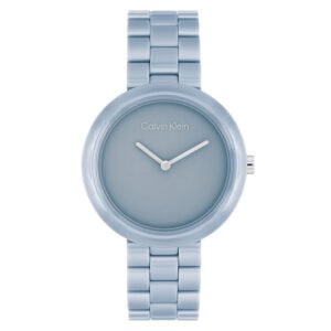 Relógio Calvin Klein Feminino Cerâmica Azul 25100074