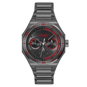 Relógio Hugo Masculino Aço Cinza 1530401