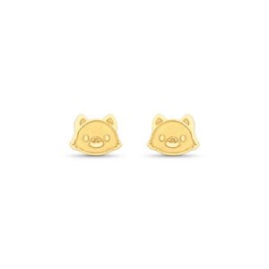 Brinco Baby Raposinha em Ouro Amarelo 18k