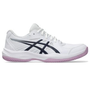 Tênis ASICS Court Slide 4 Clay/Oc - Feminino - Branco/Azul