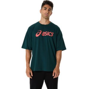 Camiseta ASICS Graphic Relax Fit - Masculino - Verde
