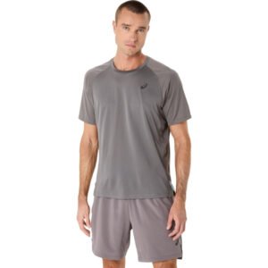 Camiseta ASICS Actibreeze Jacquard - Masculino - Cinza