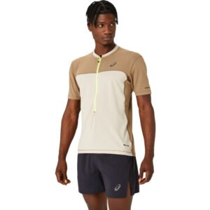 Camiseta ASICS Fujitail - Masculino - Bege/Marrom