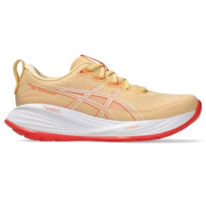 Tênis ASICS GEL-Cumulus 27 - Feminino - Laranja/Rosa