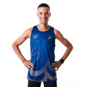Regata ASICS Golden Run Performance - Masculino - Azul
