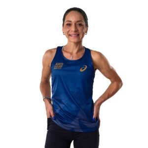 Regata ASICS Golden Run Performance - Feminino - Azul
