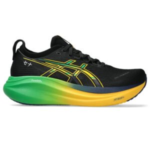 Tênis ASICS GEL-Nimbus 27 Senna - Feminino - Preto/Amarelo