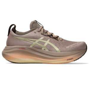 Tênis ASICS GEL-Nimbus 27 Luxe - Feminino - Dourado/Marrom