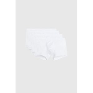 Kit 4 Cuecas Boxer De Algodão Supima *Por 59,25 Cada* – Branco