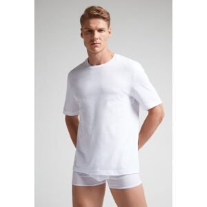 Camiseta Lisa De Algodão - Branco