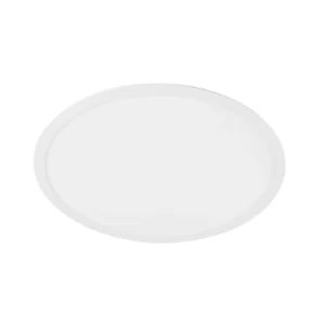 Plafon Led De Embutir Redondo Aluminio Branco 48W Panel - LED BRANCO NEUTRO (4000K)