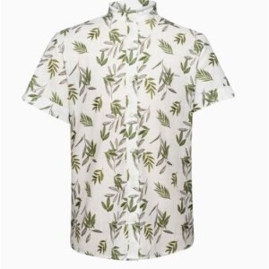 Camisa Mc Ckjr Folhagem - Branco Camisa Mc Ckjr Folhagem Branco 10