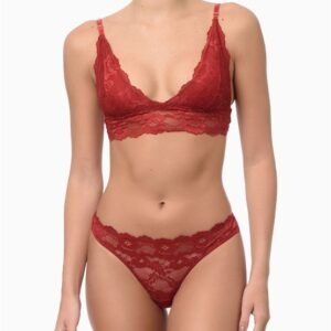 Sutiã Feminino Triangulo Black Lace Calvin Klein Underwear - Vermelho Sutiã Feminino Triangulo Black Lace Calvin Klein Underwear Vermelho g
