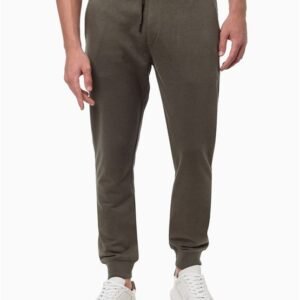 Calça Masculina Moletom Logo Bordado Calvin Klein Jeans - Militar Calça Masculina Moletom Logo Bordado Calvin Klein Jeans Militar Gg