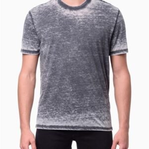 Camiseta Masculina Manga Curta Devorê Calvin Klein Jeans - Chumbo Camiseta Masculina Manga Curta Devorê Calvin Klein Jeans Chumbo m