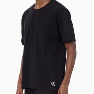 Camiseta Masculina Manga Curta Oversized Calvin Klein Jeans - Preto Camiseta Masculina Manga Curta Oversized Calvin Klein Jeans Preto m
