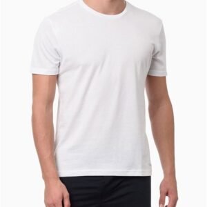 Kit 2 Camisetas Crew-Neck - Branco 2 Kit 2 Camisetas Crew-Neck Branco 2 p