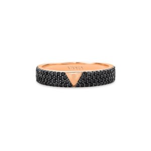 Anel Vivara em Ouro Vivara 18k com Diamantes Negros