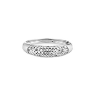 Anel Lumiere em Ouro Branco 18k com Diamantes
