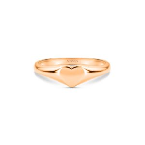 Anel Heart em Ouro Rosé 18k