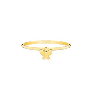 Anel Teens Borboleta em Ouro Amarelo 18k