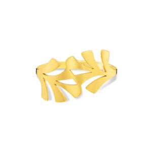 Anel Gold Palm em Ouro Amarelo 18k