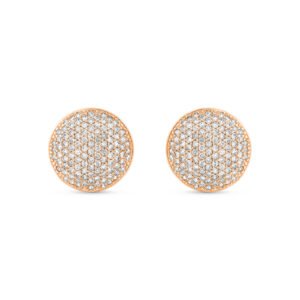 Brinco Glow em Ouro Rosé 18k com Diamantes