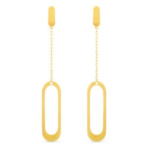 Brinco Gold Olimpic em Ouro Amarelo 18k