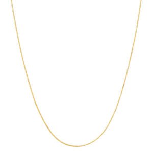 Corrente Life Veneziana em Prata 925 com Banho de Ouro Amarelo 18k, 40cm