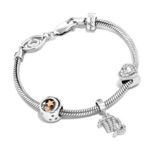 Kit Life Signo Virgem Prata Cravejado