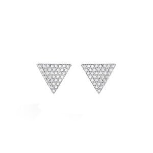 Brinco Vivara em Ouro Branco 18k com Diamantes