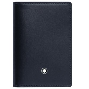Porta-Cartões Montblanc Meisterstück Masculino Couro Azul - 126211