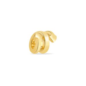 Separador Life Be You Seta em Prata 925 com Banho de Ouro Amarelo 18k