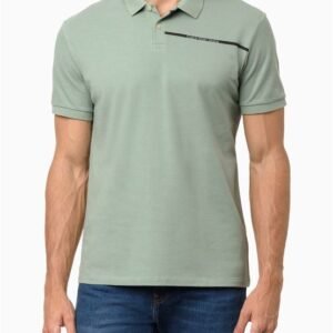 Polo Masculina Manga Curta Palito Calvin Klein Jeans - Verde Polo Masculina Manga Curta Palito Calvin Klein Jeans Verde p