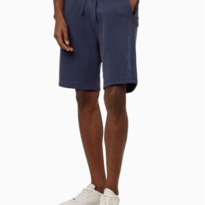 Bermuda Masculina de Moletom Calvin Klein Jeans - Azul Marinho Bermuda Masculina de Moletom Calvin Klein Jeans Azul Marinho Pp