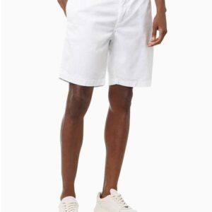 Bermuda de Sarja Masculina Chino Calvin Klein Jeans - Branco Bermuda de Sarja Masculina Chino Calvin Klein Jeans Branco 36