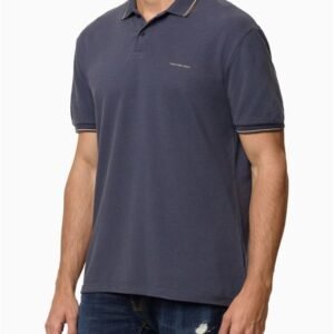 Polo Masculina Piquet Flamê Calvin Klein Jeans - Marinho Polo Masculina Piquet Flamê Calvin Klein Jeans Marinho p