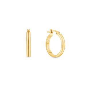 Argola Redonda em Ouro Amarelo 18k, 19mm