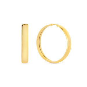 Argola Redonda em Ouro Amarelo 18k, 27mm