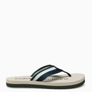 Chinelo Masculino Cadarço Basic Calvin Klein Jeans - Off White Chinelo Masculino Cadarço Basic Calvin Klein Jeans Off White 37/38