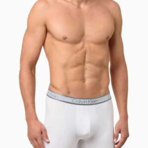Cueca Boxer Cotton Tonal Logo Calvin Klein Underwear - Branco Cueca Boxer Cotton Tonal Logo Calvin Klein Underwear Branco m