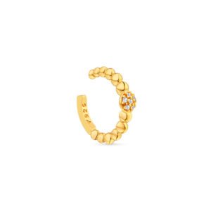 Piercing Life Bolinha com Banho Ouro Amarelo